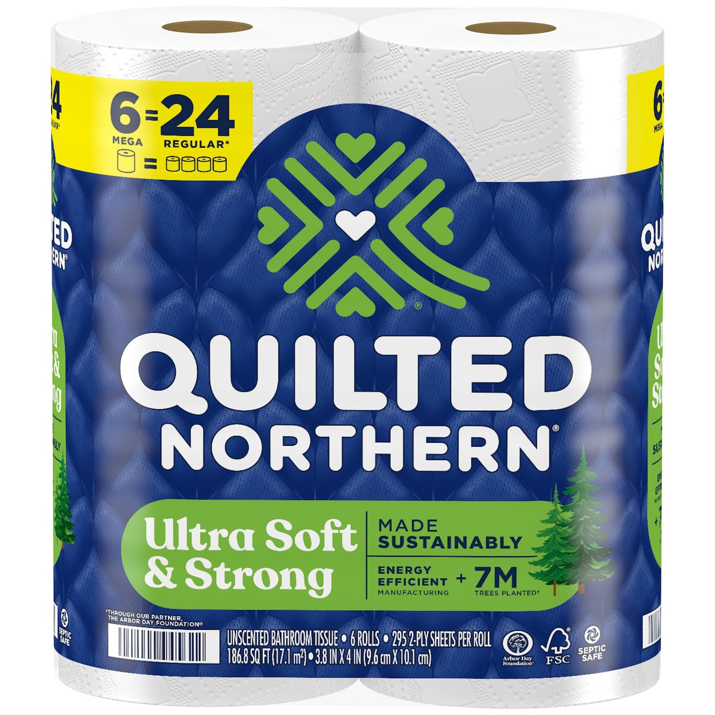 UltraSoft Mega Quilted TP - 18 Mega Rolls, Premium