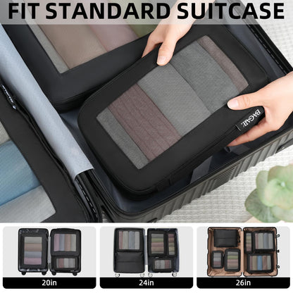 BAGAIL Expandable Travel Compression Cubes Set