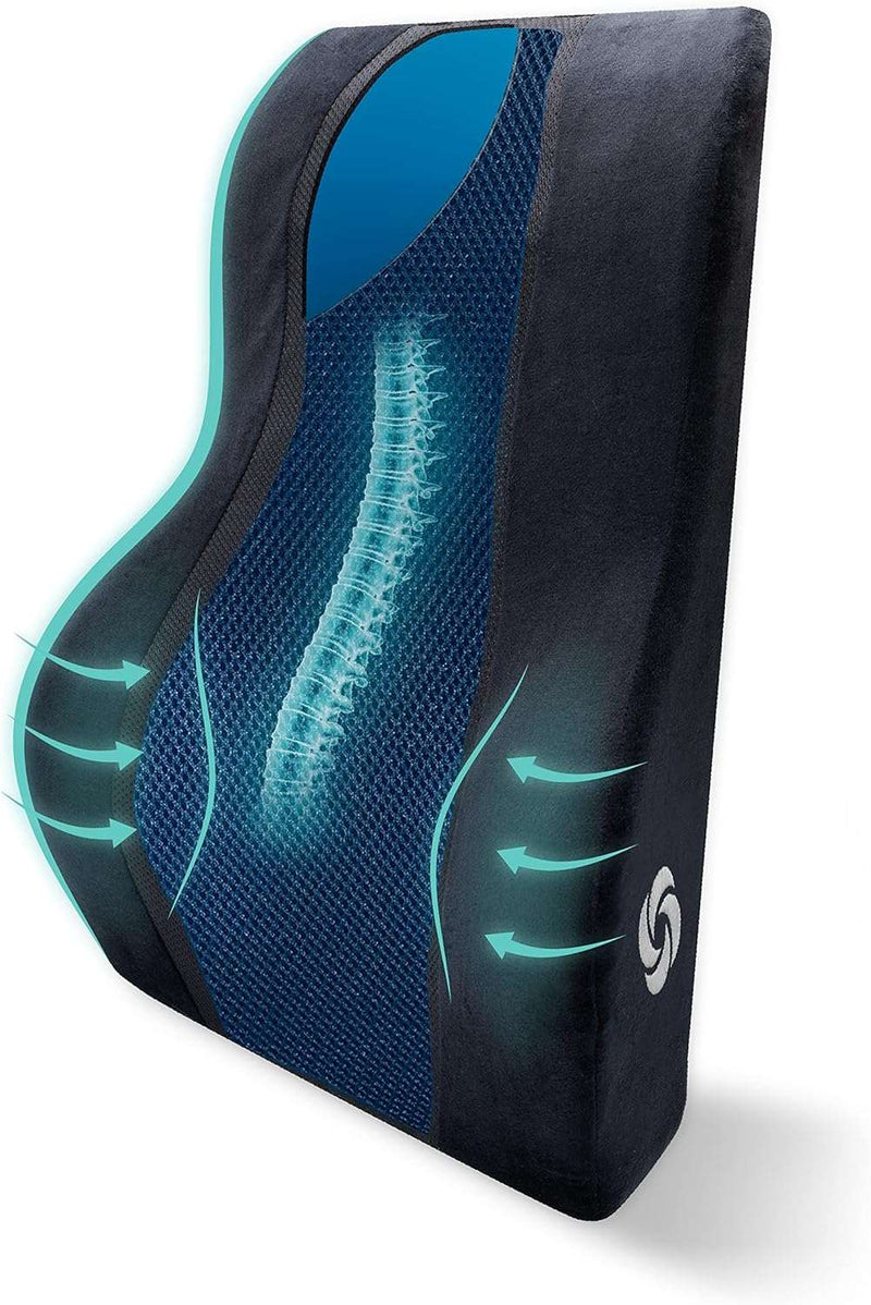 SAMSONITE Lumbar Support Pillow For Office Chair and Car Seat, Perfectly Balanced Memory Foam , Versatile Use Lower Back Cushion - Premium Lumbar Pillows from Visit the Samsonite Store - Just $22.96! Shop now at Handbags Specialist Headquarter