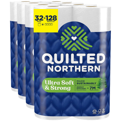 UltraSoft Mega Quilted TP - 18 Mega Rolls, Premium