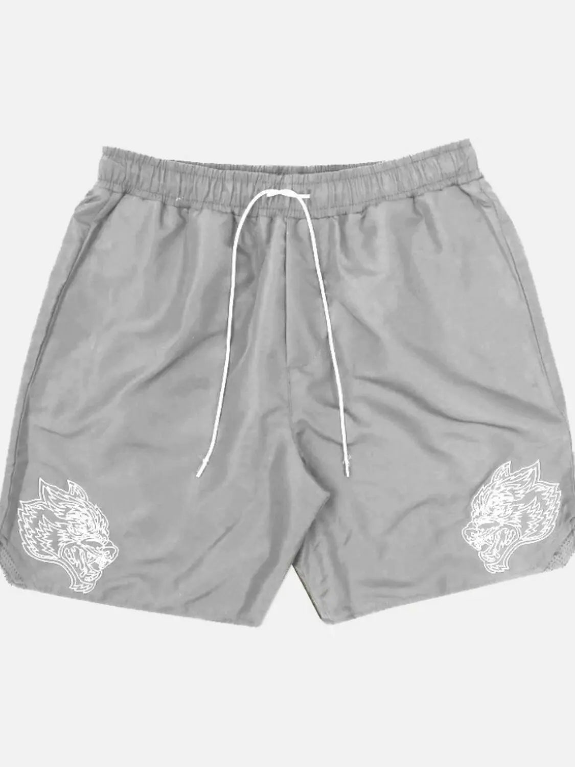 Men's Plus Size Drawstring Waist Shorts.