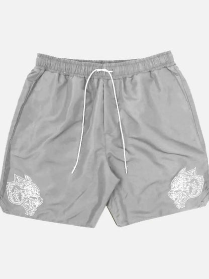 Men's Plus Size Drawstring Waist Shorts.