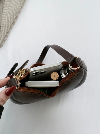 PU Leather Shoulder Bag with EarPods Bag - Premium Crossbody Bag from Trendsi - Just $18.99! Shop now at Handbags Specialist Headquarter