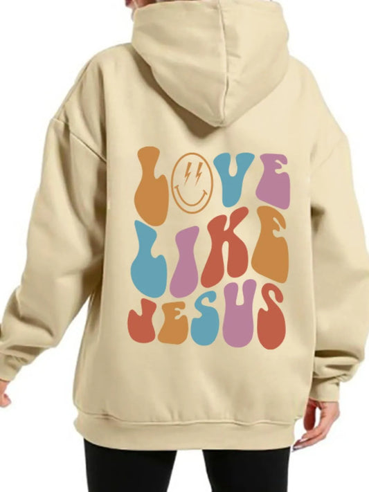 Men's Full Size Letter Graphic Back Long Sleeve Hoodie Plus Size - Premium Men's Sweatshirts from Trendsi - Just $23.12! Shop now at Handbags Specialist Headquarter