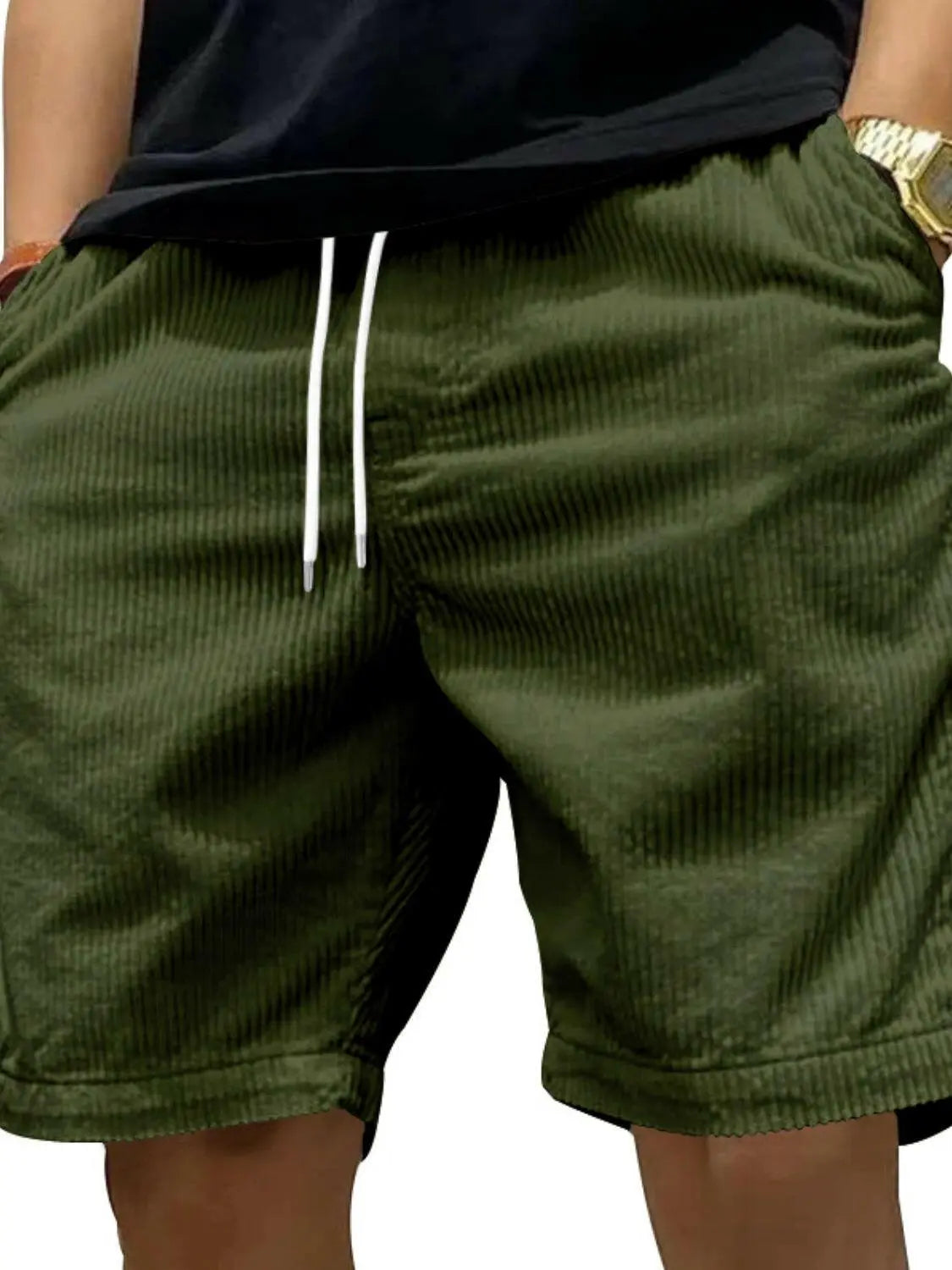 Men's Drawstring Shorts with Pockets.