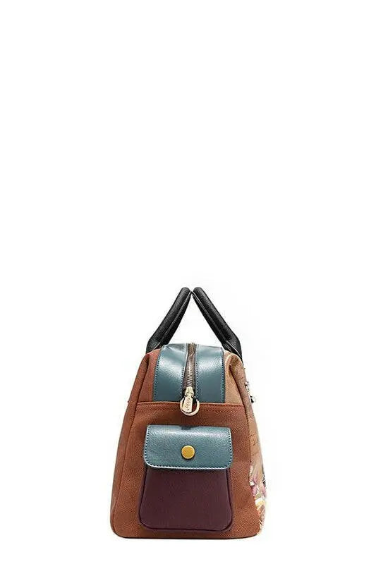 Nicole Lee USA Eco-Leather Boston Bag.