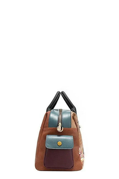 Nicole Lee USA Eco-Leather Boston Bag.