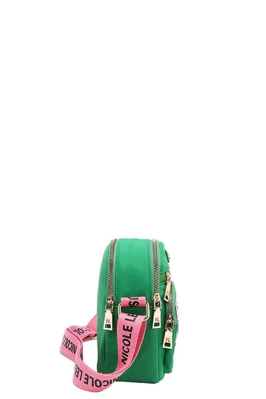 Nicole Lee USA Color Patch Crossbody Bag - Premium Crossbody Bag from Trendsi - Just $62.99! Shop now at Handbags Specialist Headquarter