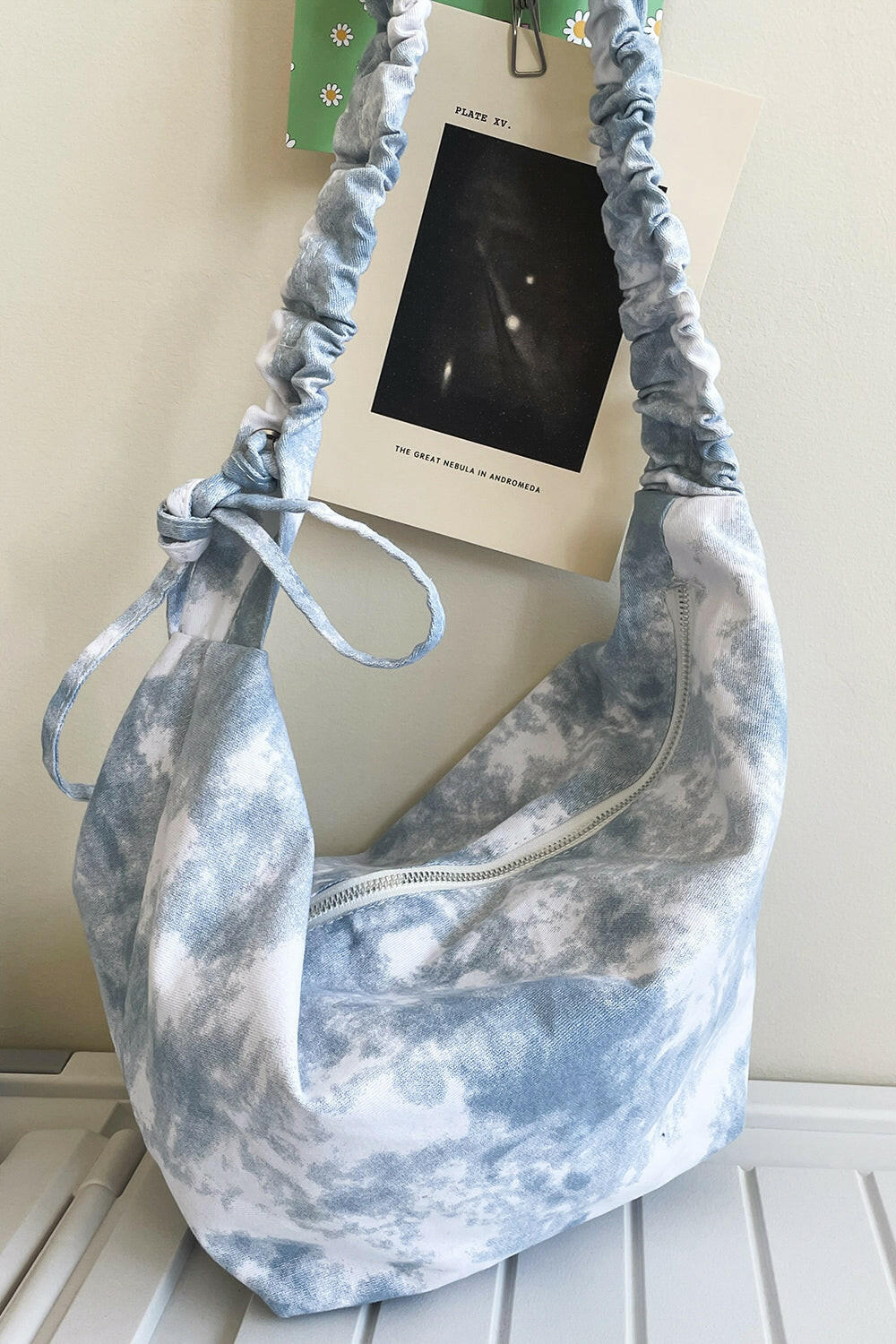Tie-Dye Canvas Sling Bag.