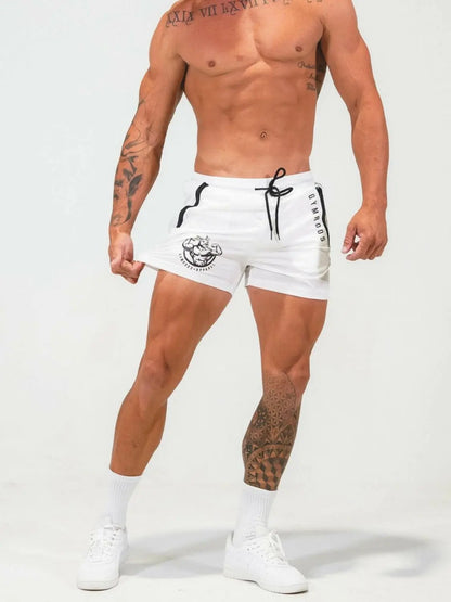 Men's Plus Size Drawstring Waist Shorts.
