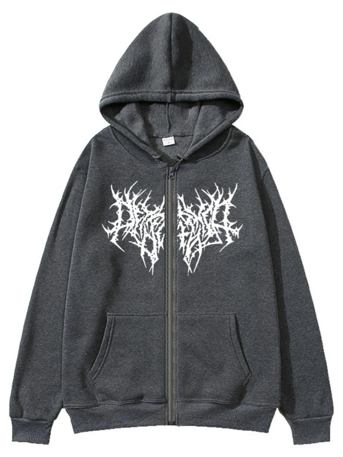 Men's Full Size Zip Up Long Sleeve Hoodie Plus Size - Premium  from Trendsi - Just $24.66! Shop now at Handbags Specialist Headquarter