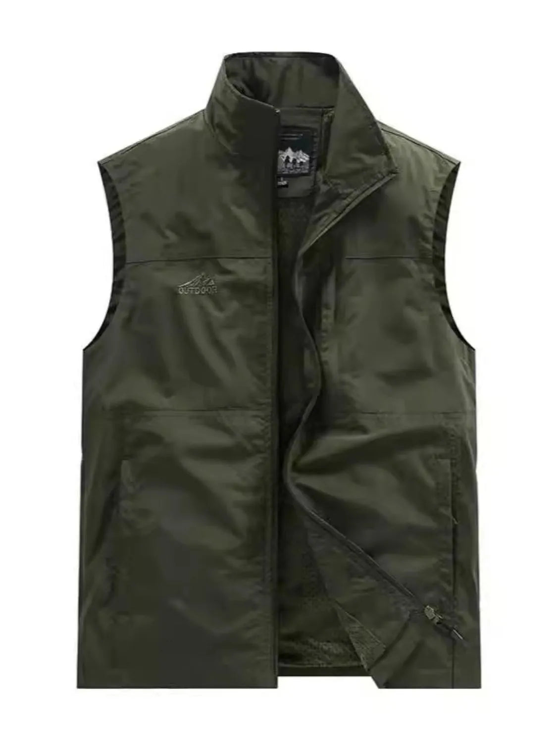Men's Plus Size Zip Up Vest - Premium  from Trendsi - Just $41.96! Shop now at Handbags Specialist Headquarter