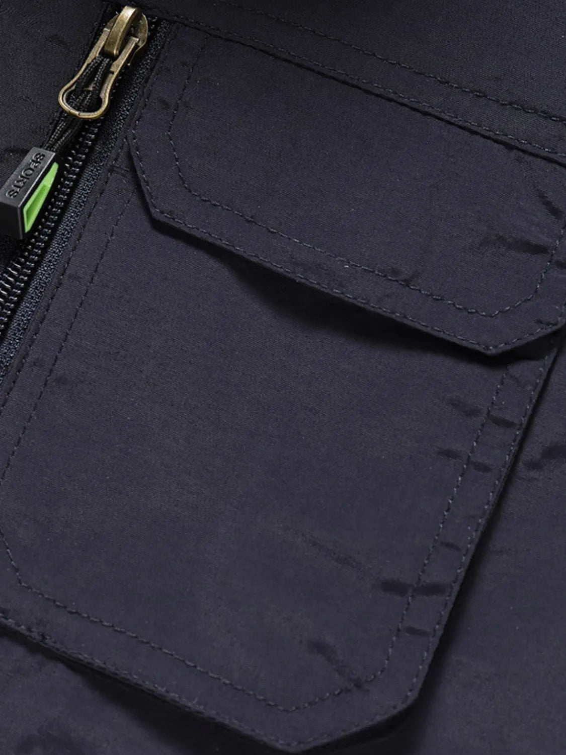 Men's Plus Size Zip Up Vest with Pockets - Premium  from Trendsi - Just $48.52! Shop now at Handbags Specialist Headquarter