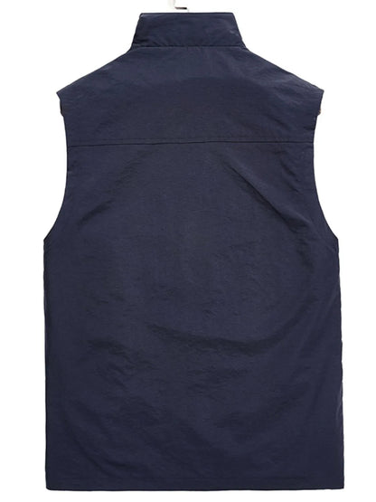 Men's Plus Size Zip Up Vest - Premium  from Trendsi - Just $41.96! Shop now at Handbags Specialist Headquarter