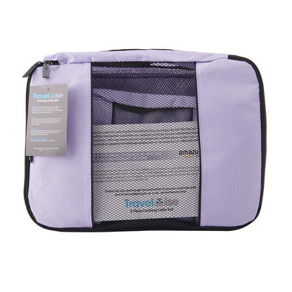 TravelWise Weekender Packing Cube Set - Silver 5-Piece