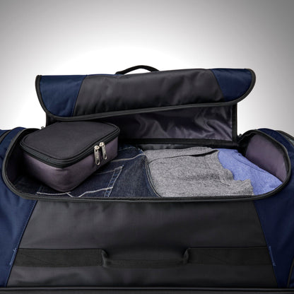 Andante 2 Rolling Duffel - 22 Sleek Black Travel Bag