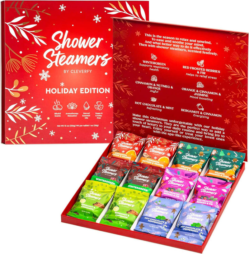 Cleverfy Shower Steamers Aromatherapy - Variety Pack of 6 Shower Bombs with Essential Oils. Self Care Christmas Gifts for Women and Stocking Stuffers for Adults and Teens. Purple Set - Premium SOAP from Visit the CLEVERFY Store - Just $31.99! Shop now at Handbags Specialist Headquarter
