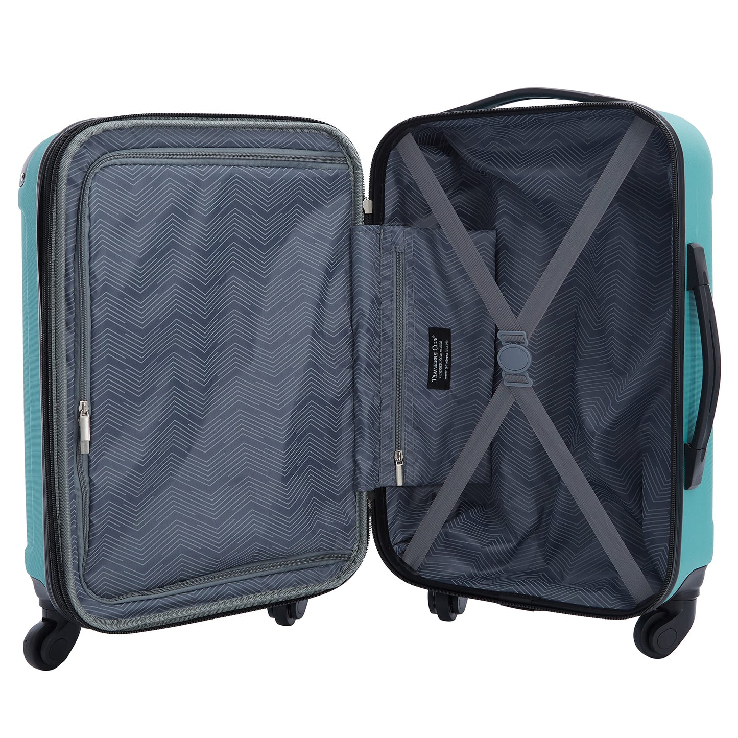 Rose Gold Hardside Luggage Set - 4-Piece Travel Kit