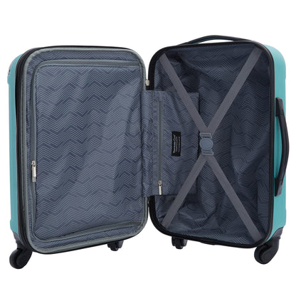 Rose Gold Hardside Luggage Set - 4-Piece Travel Kit