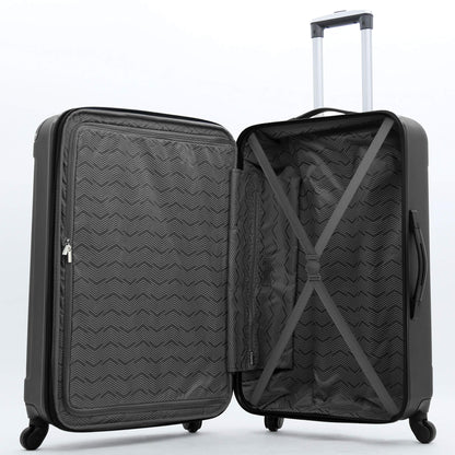 Rose Gold Hardside Luggage Set - 4-Piece Travel Kit