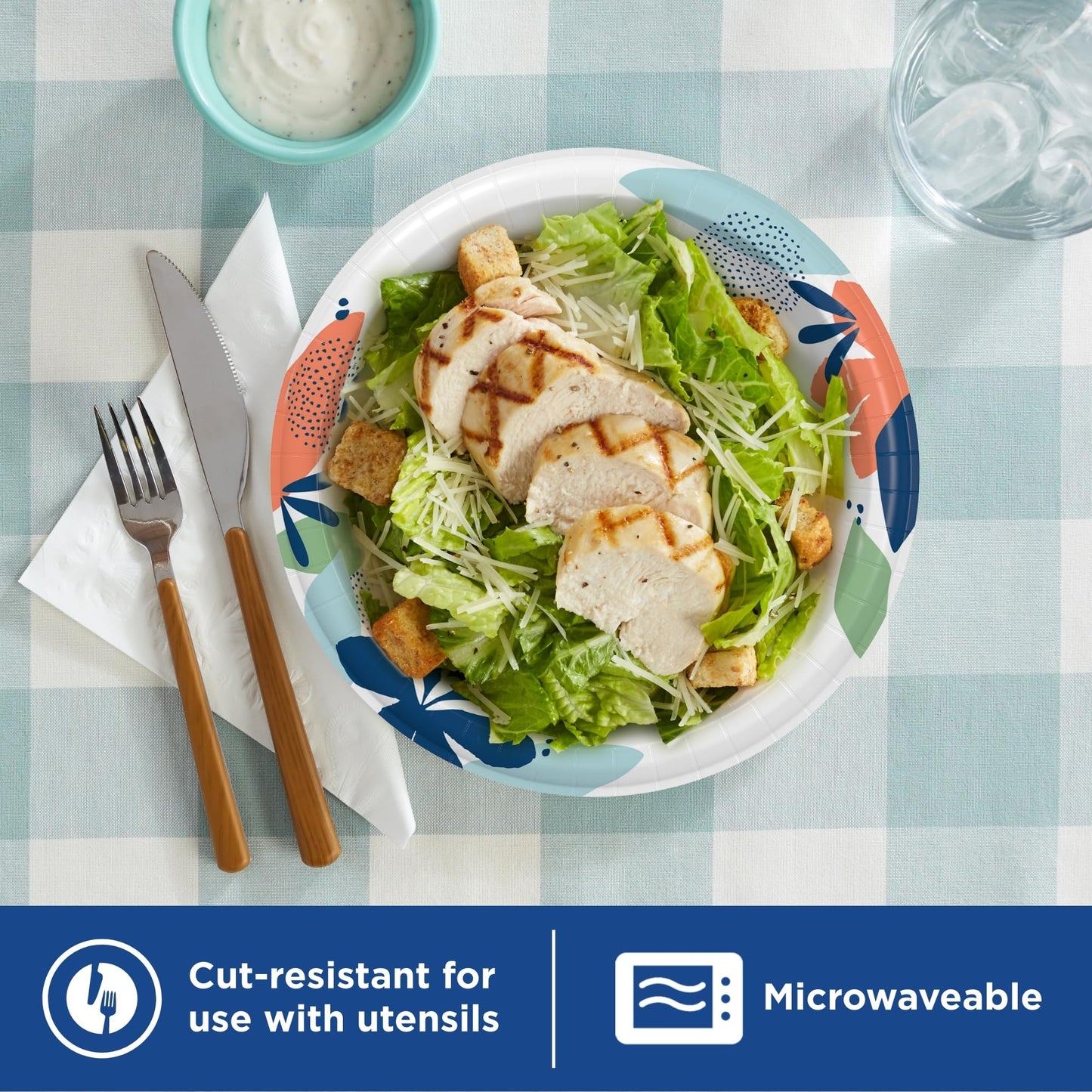 Durable Dixie 8.5 Plates: Strong, Safe & Soak-Proof