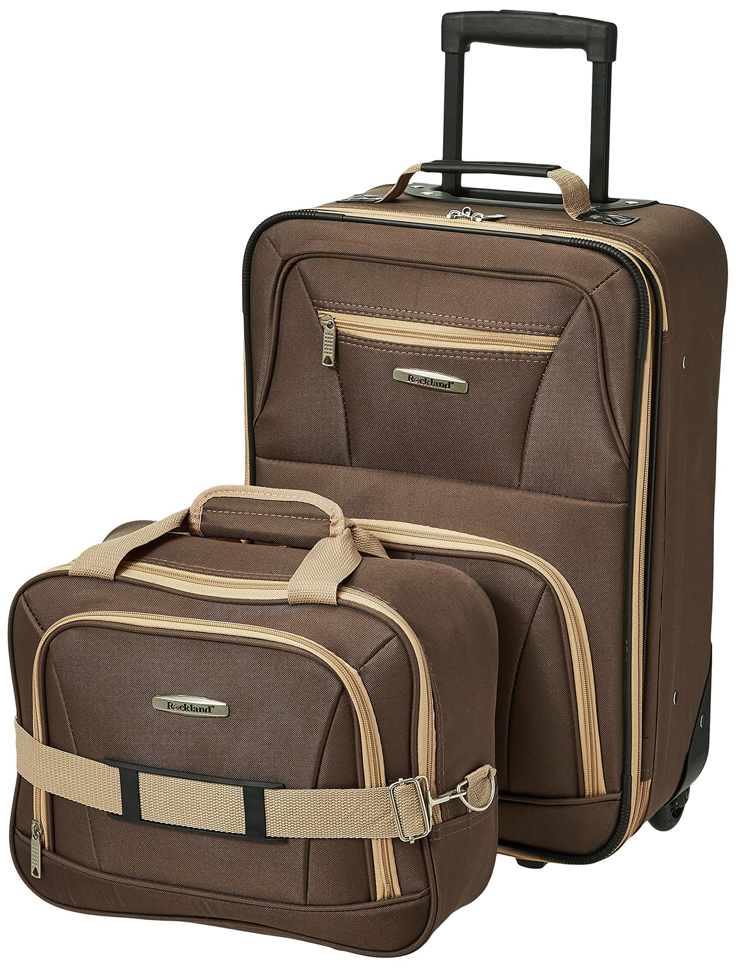 Rockland Expandable Dot Luggage Set - 2 Piece