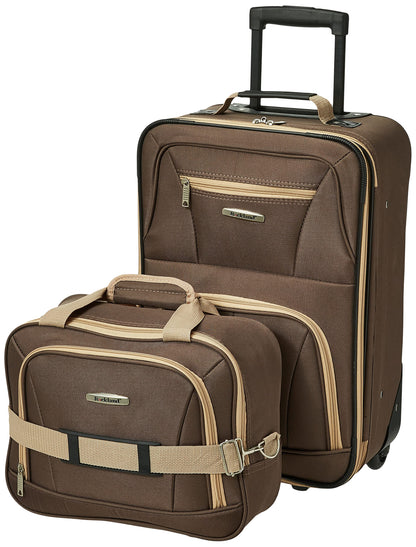 Rockland Expandable Dot Luggage Set - 2 Piece