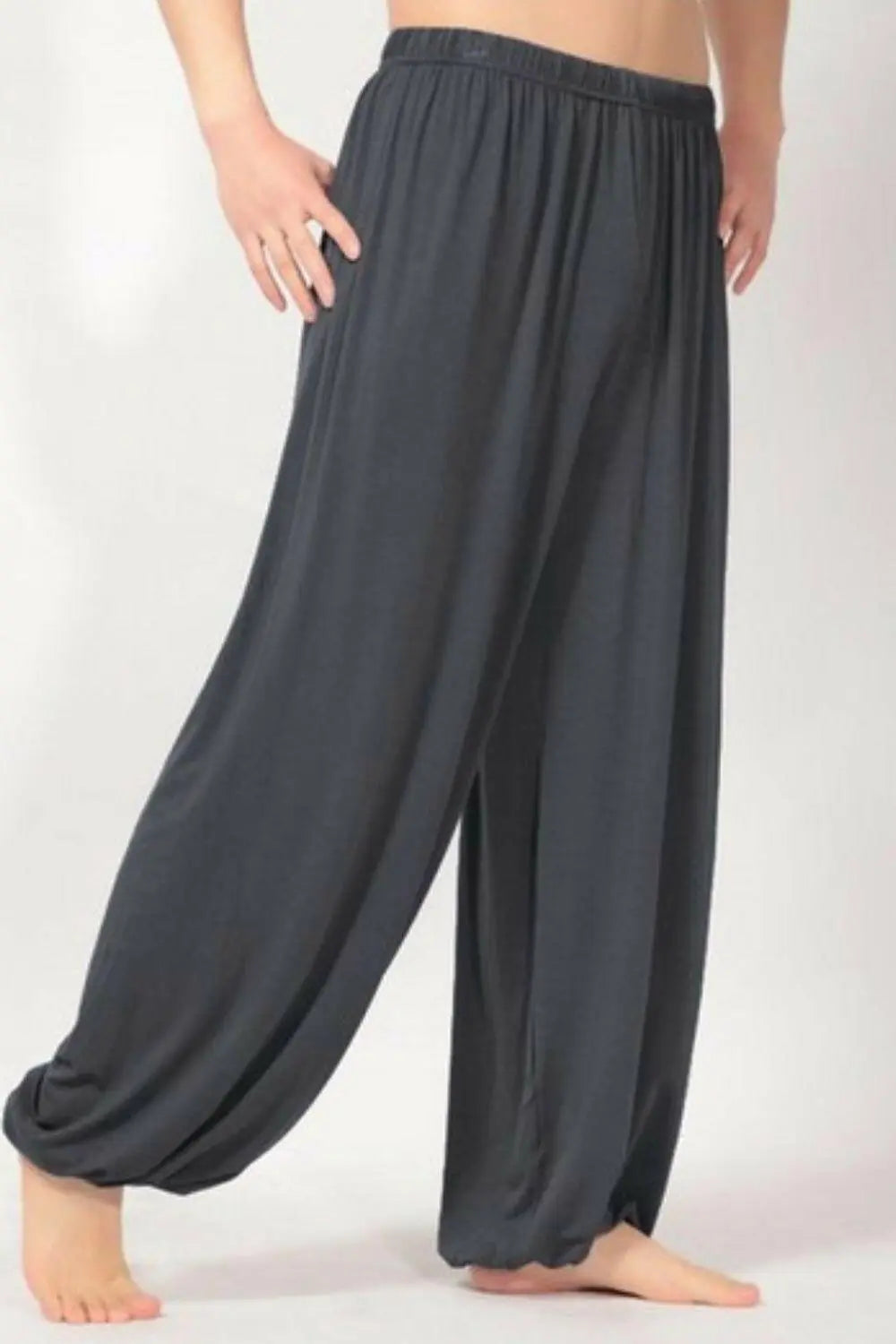Men's Full Size Elastic Waist Pants Plus Size.