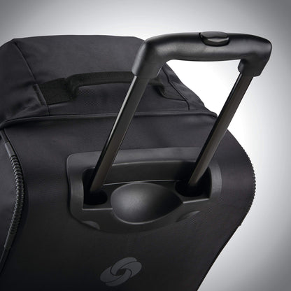 Andante 2 Rolling Duffel - 22 Sleek Black Travel Bag