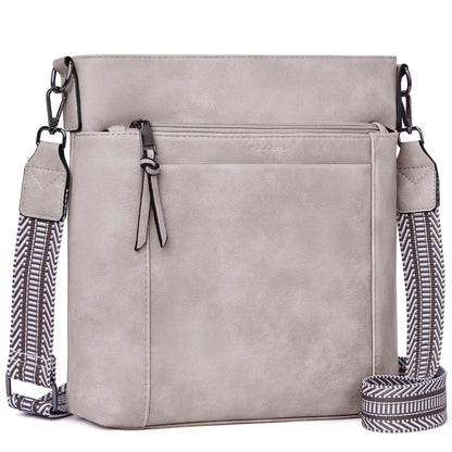 Chic Leather Crossbody with Card Slots for Women