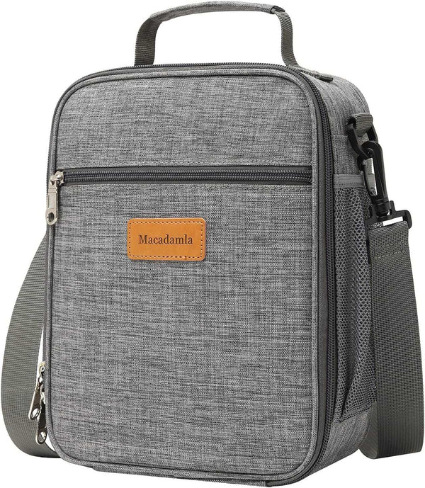 Macadamla Weinas Lunch bag for Women/Men,Insulated Lunch Cooler Bag for Adult,Collapsible Leakproof Lunch Box with Adjustable Shoulder Strap for Work Office Picnic Beach Black S New - Premium Lunch bag from Visit the Macadamla Weinas Store - Just $19.99! Shop now at Handbags Specialist Headquarter