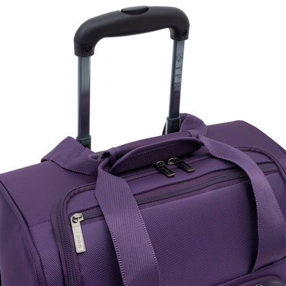 TPRC Smart Purple Underseat Carry-On with USB Port