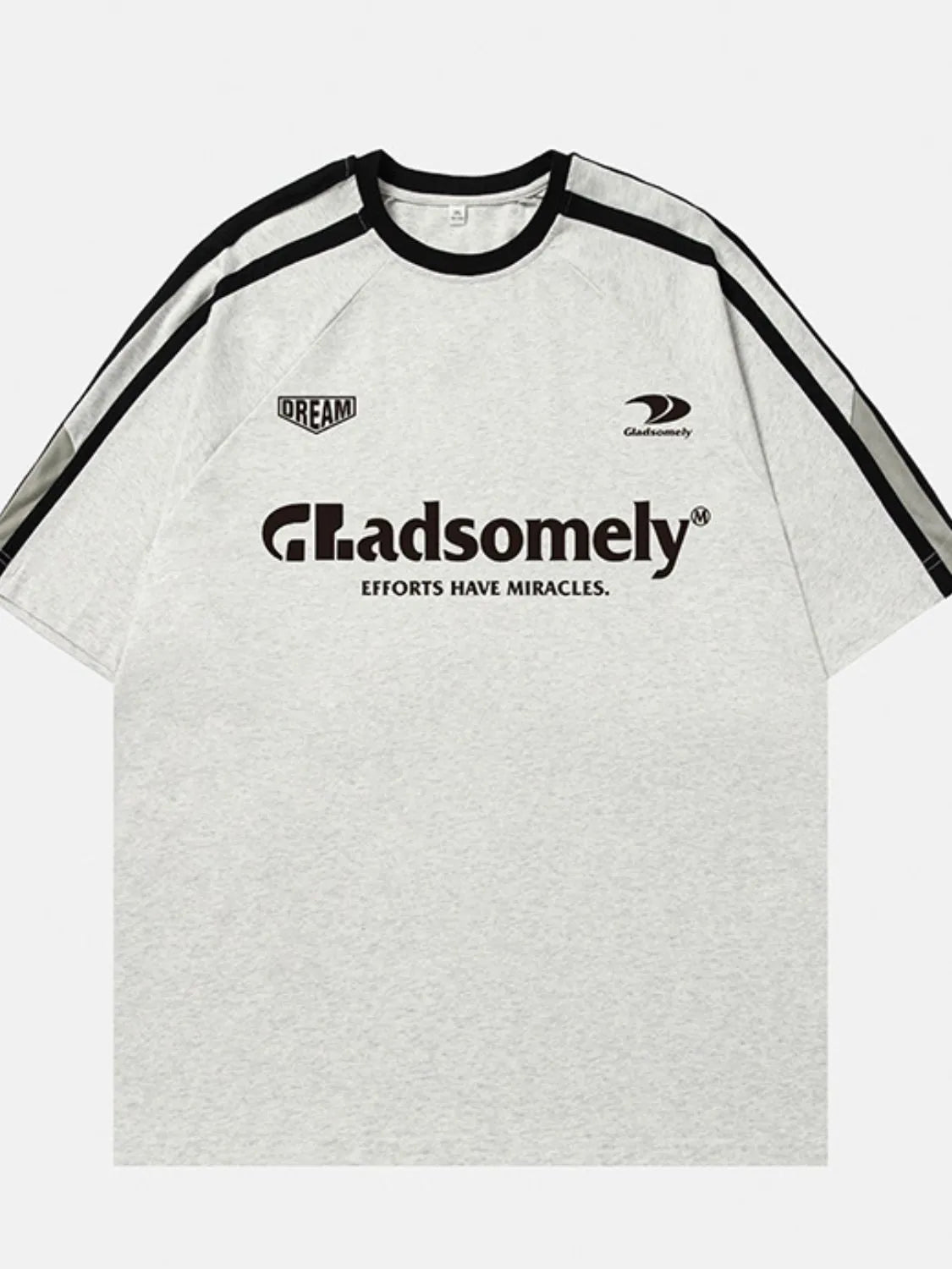 Men's Plus Size Letter Round Neck Half Sleeve T-Shirt - Premium Men's T Shirt from Trendsi - Just $21.86! Shop now at Handbags Specialist Headquarter