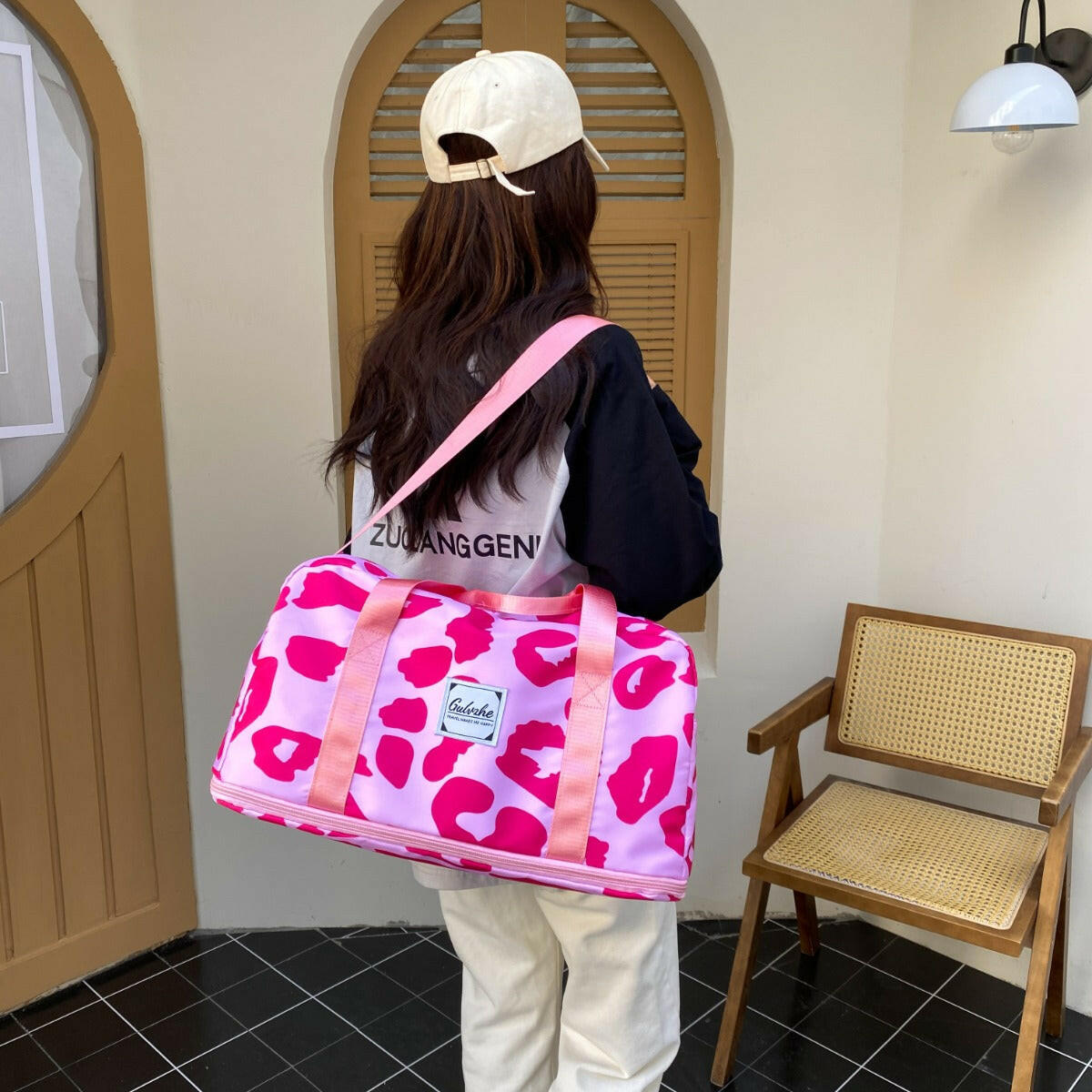 Oxford Cloth Printed Travel Bag - Premium Luggage Travel Bags from Trendsi - Just $32.99! Shop now at Handbags Specialist Headquarter