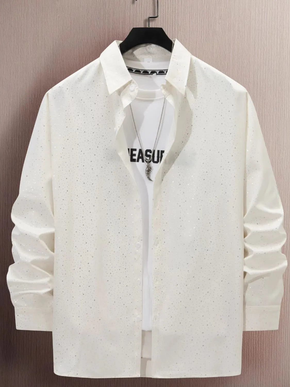Men's Full Size Button Up Long Sleeve Shirt Plus Size - Premium Men's Shirt's from Trendsi - Just $28.42! Shop now at Handbags Specialist Headquarter