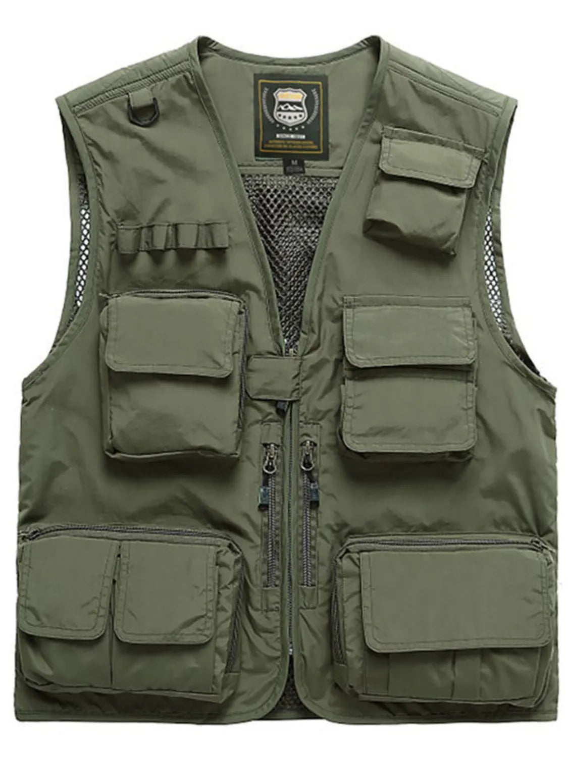 Men's Full Size Mesh  Zip Up Vest Plus Size - Premium  from Trendsi - Just $46.12! Shop now at Handbags Specialist Headquarter
