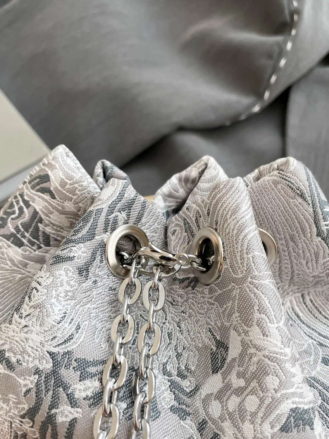 Chain Strap Bucket Bag - Premium Crossbody Bag from Trendsi - Just $18.99! Shop now at Handbags Specialist Headquarter