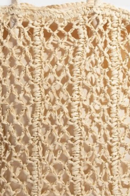 Fame Intricate Braided Tote Bag - Premium Tote Bag from Trendsi - Just $35.99! Shop now at Handbags Specialist Headquarter