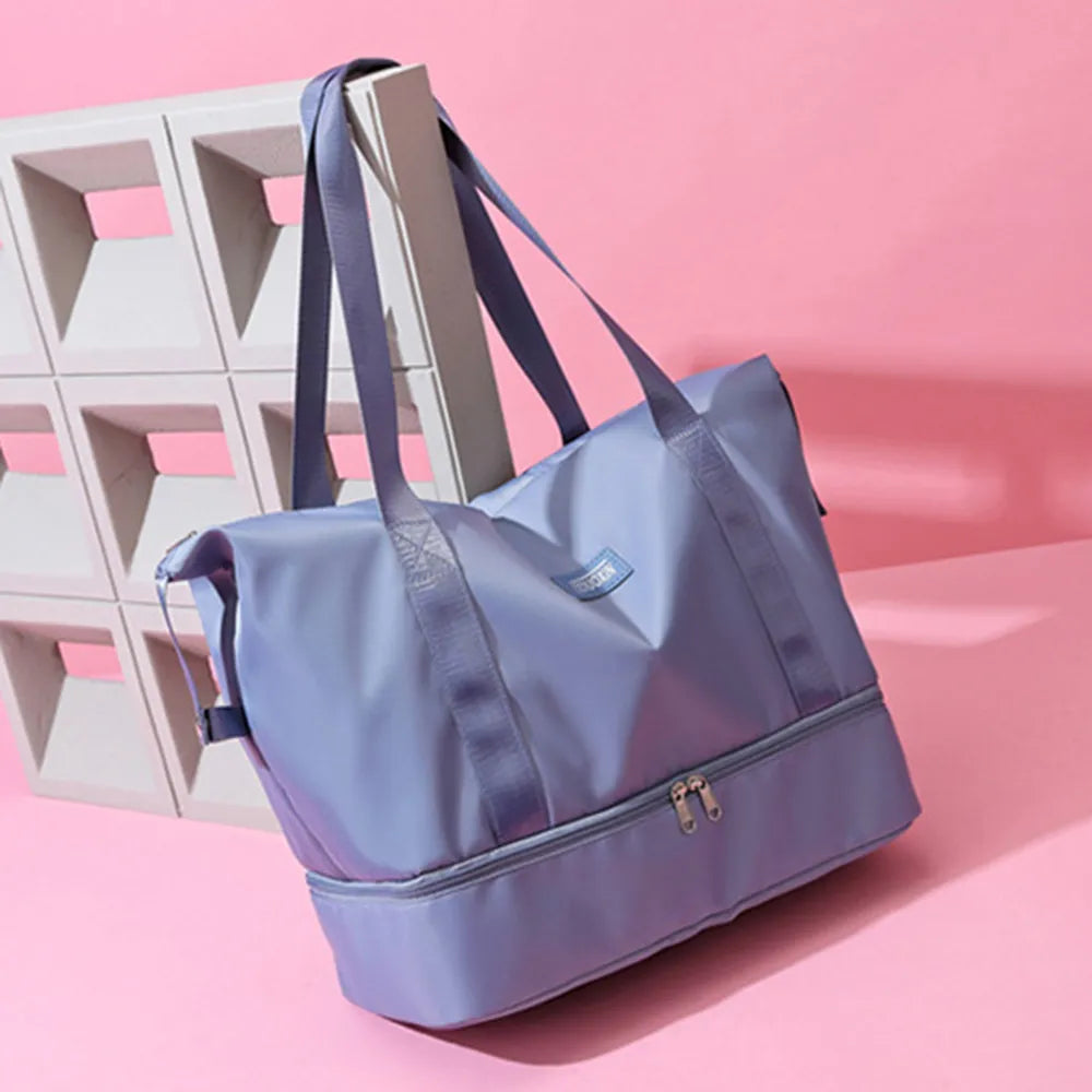 Multi Pocket Nylon Travel Bag - Premium travel-bag from Trendsi - Just $39.99! Shop now at Handbags Specialist Headquarter