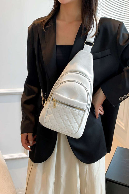 PU Leather Sling Bag - Premium Crossbody Bag from Trendsi - Just $25.99! Shop now at Handbags Specialist Headquarter