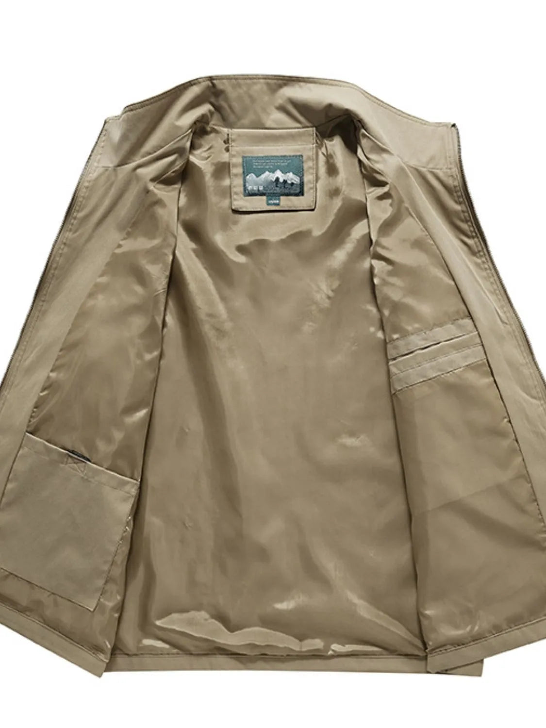 Men's Plus Size Zip Up Vest - Premium  from Trendsi - Just $51.64! Shop now at Handbags Specialist Headquarter