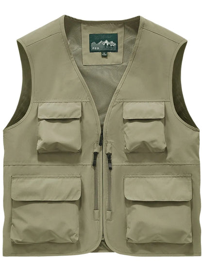 Men's Full Size Zip Up Vest Plus Size - Premium  from Trendsi - Just $39.98! Shop now at Handbags Specialist Headquarter