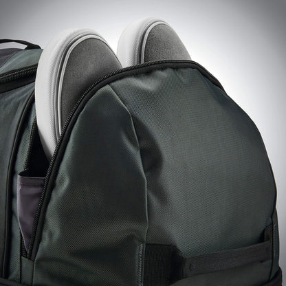 Andante 2 Rolling Duffel - 22 Sleek Black Travel Bag