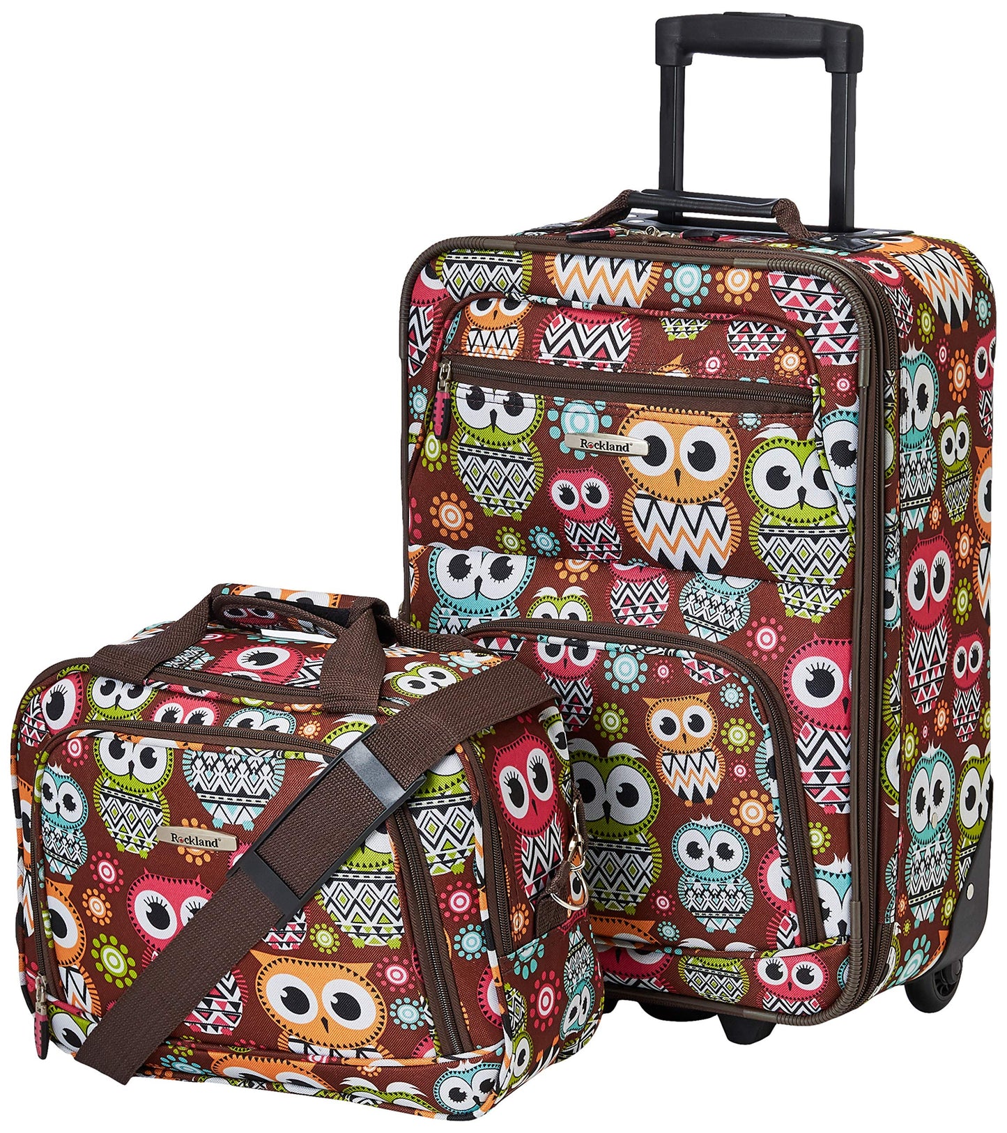 Rockland Expandable Dot Luggage Set - 2 Piece