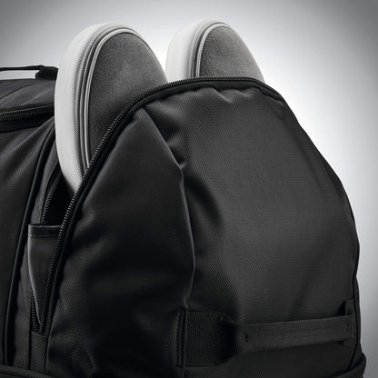 Andante 2 Rolling Duffel - 22 Sleek Black Travel Bag
