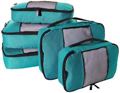 TravelWise Weekender Packing Cube Set - Silver 5-Piece