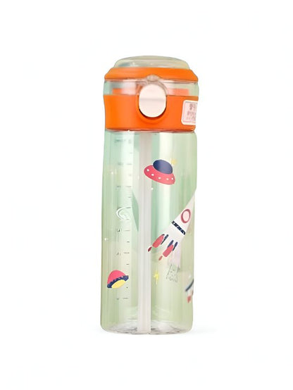 AstroDrip – 560 ml Water Bottle for Kids with Straw | BPA-Free & Non-Toxic | Fun UFO & Rocket Cartoon Print | Leak-Proof School & Travel Bottle for Boys & Girls NOV6328. - Premium Water Bottles from Yoga Gym Dropshipping Store - Just $30.99! Shop now at Handbags Specialist Headquarter