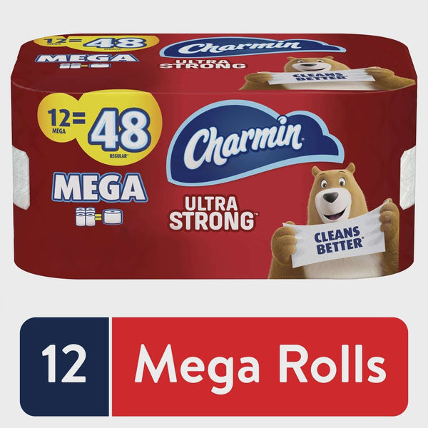 Charmin Ultra Strong Toilet Paper, 12 Mega Roll, 264 Sheets per Roll - Premium Household Supplies from Charmin - Just $39.44! Shop now at Handbags Specialist Headquarter