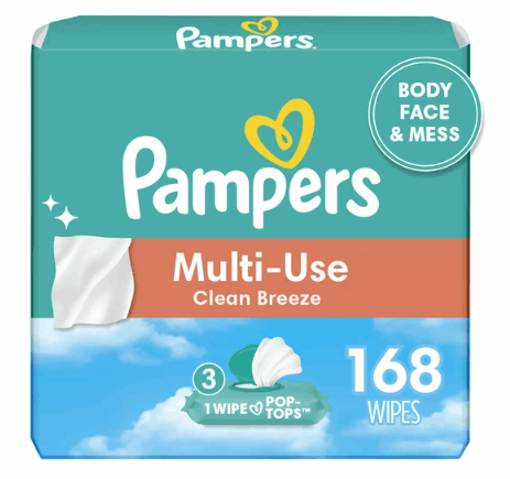 Pampers Baby Wipes Multi-Use Clean Breeze 3X Pop-Top Packs 168 Count - Premium Baby Care & Child Care from Pampers - Just $36.44! Shop now at Handbags Specialist Headquarter