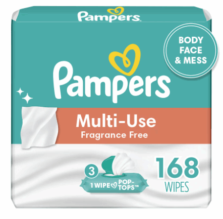 Pampers Baby Wipes Expressions Fragrance Free 3X Pop-Top Packs 168 Ct - Premium Baby Care & Child Care from Pampers - Just $36.44! Shop now at Handbags Specialist Headquarter
